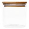 Blue Donuts Blue Donuts Glass Kitchen Storage Jar With Wood Lid 500 ML BD3931172 - alternate 2